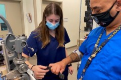 Carly Harad working at New Orleans VA