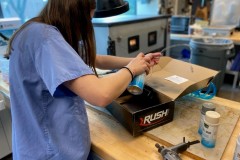 Carly Harad working at New Orleans VA