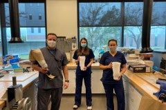 Carly Harad working at New Orleans VA