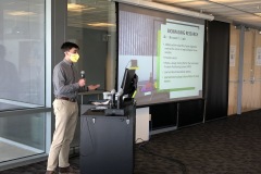 Miguel Brache presenting