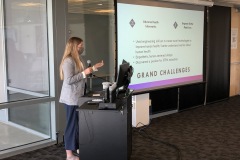 Lydia Trautmann presenting